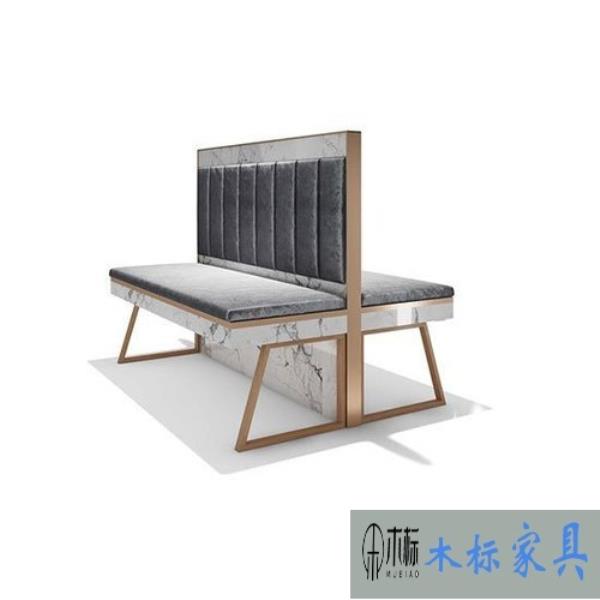五金加木質皮面茶餐廳卡座沙發(fā)工廠批發(fā)